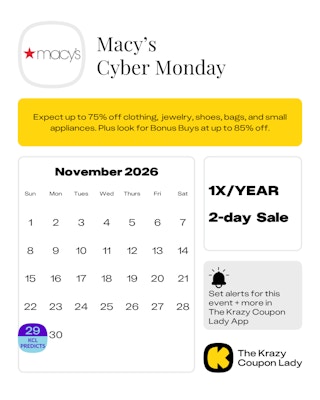 Macy's Cyber Monday Sale 2026