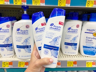 walmart head and shoulders shampoo hand holding