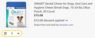 ORAVET Dental Chews for Dogs