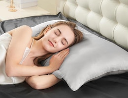 Mulberry Silk Pillowcase, Only $4.39 on Amazon card image