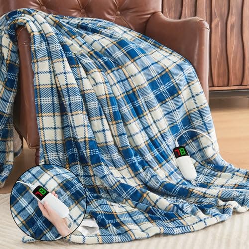 Heated Electric Throw Blanket