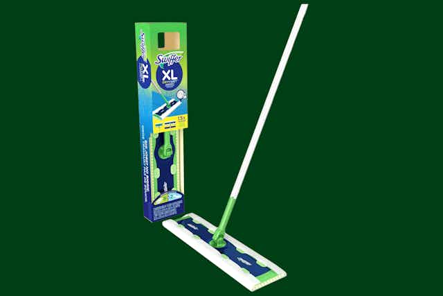 Swiffer Sweeper Sweeping Kit, $13.44 on Amazon (Reg. $18) card image