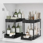 2 Tier Sliding Under Sink Organizer