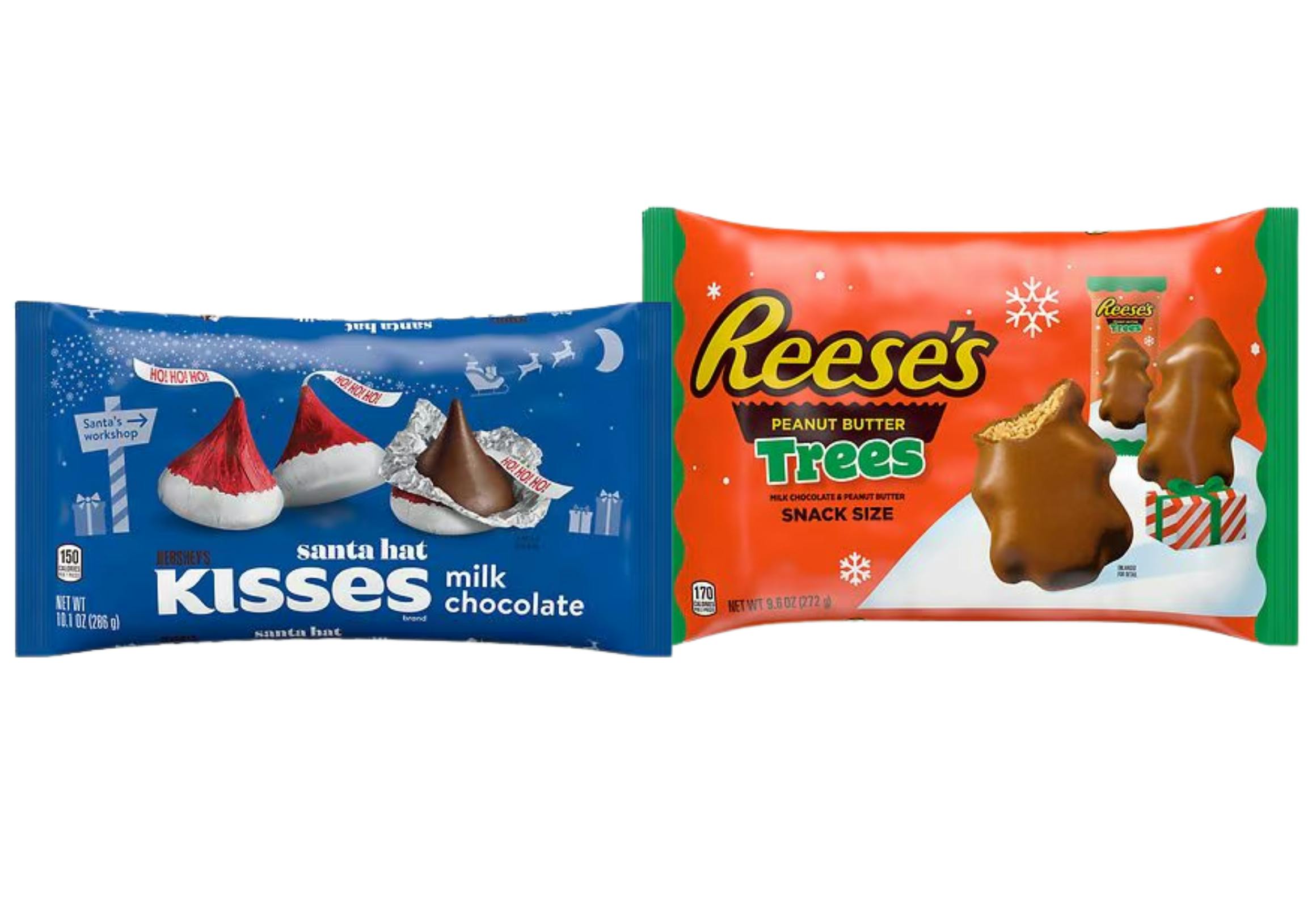8 Hershey Holiday Chocolate Bags