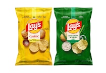 2 Lay's Chips Bags