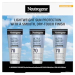 Neutrogena Ultra Sheer Sunscreen 3-Pack