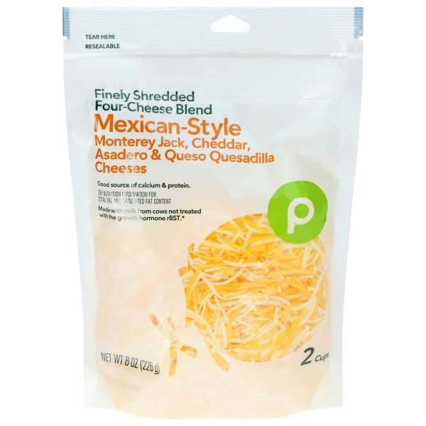 2 Publix Shredded Cheese Bags