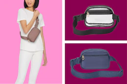 3 universal thread crossbody bags side by side