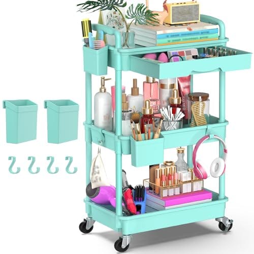 3-Tier Rolling Utility Cart