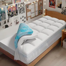 Twin Size Memory Foam Mattress Topper