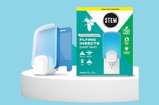 a display showing a stem insect light trap device