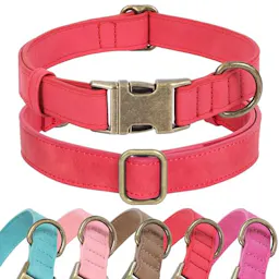 Soft Leather Dog Collar