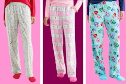 sleep chic womens pj pants and socks