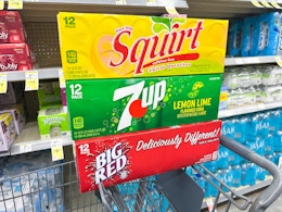 7up 12pk sodas on walgreens cart