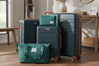 a 5-piece luggage set