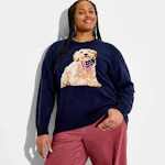 Women's Americana Dog Pullover