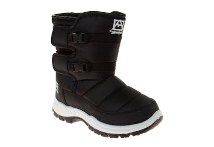 Kids' Black Snow Boots