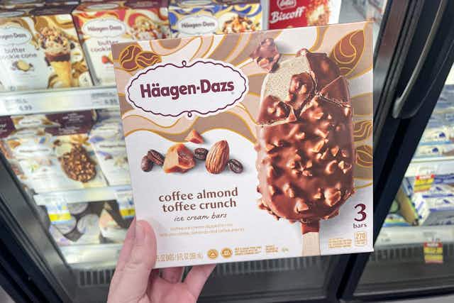Haagen-Dazs Ice Cream Bars, Only $0.99 at Meijer card image
