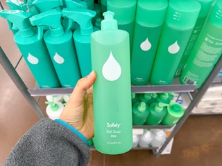 walmart safely dish soap hand holding