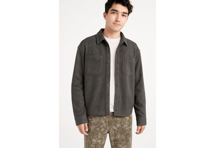 No Boundaries Men's Shacket