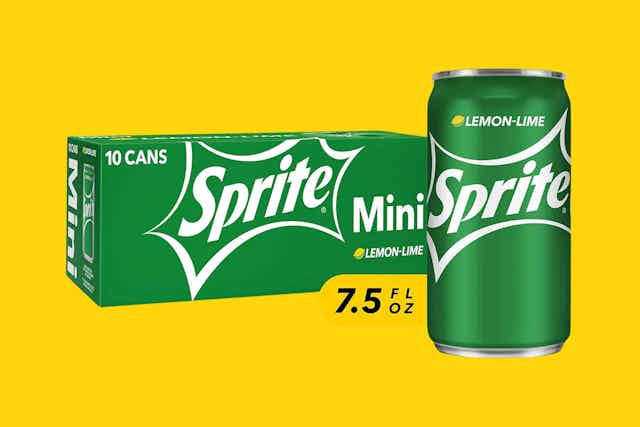 Sprite Mini Cans 10-Pack, as Low as $3.66 on Amazon (Reg. $6.09) card image