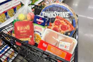 meijer groceries in shopping cart