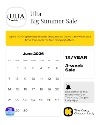 Ulta Big Summer Beauty Sale 2026 dates