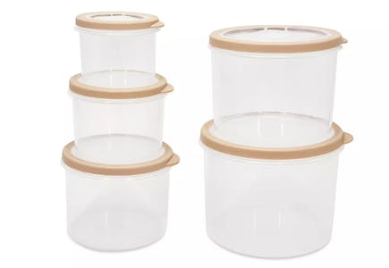 Sedona Plastic Storage Container Set