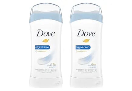 Dove Deodorant 2-Pack