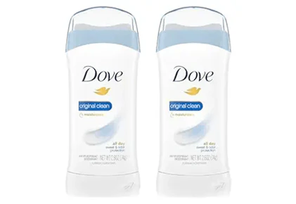 Dove Deodorant 2-Pack