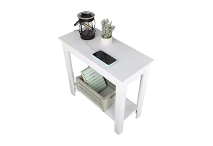 End Table With Charging Station