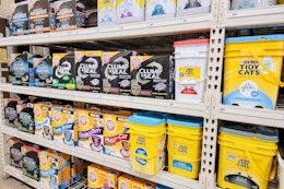 cat litter aisle