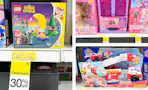 lego, barbie, and paw patrol toys clearance side by side