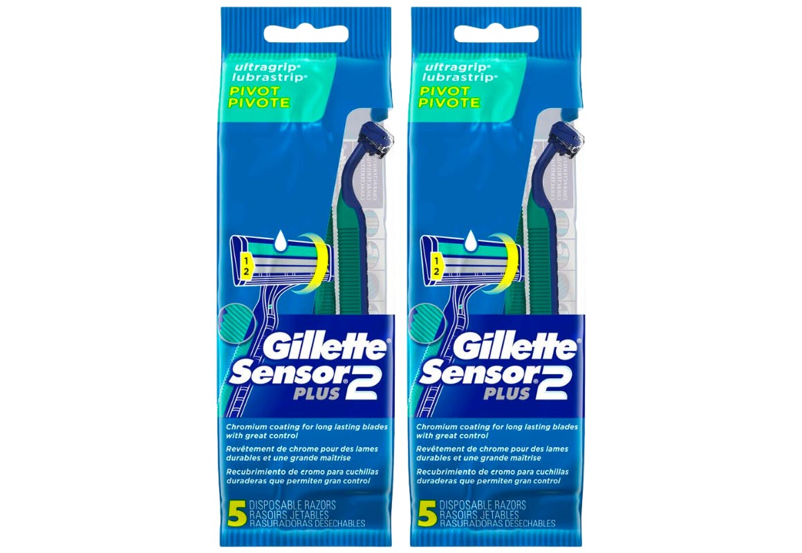 2 Gillette Disposable Razors