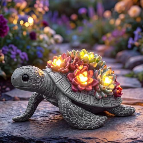 Solar Turtle Garden Decor