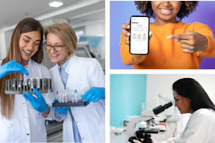 Groupon Sensitivity Tests being performed in a lab