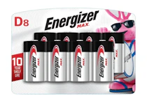 Energizer Max D Alkaline Batteries