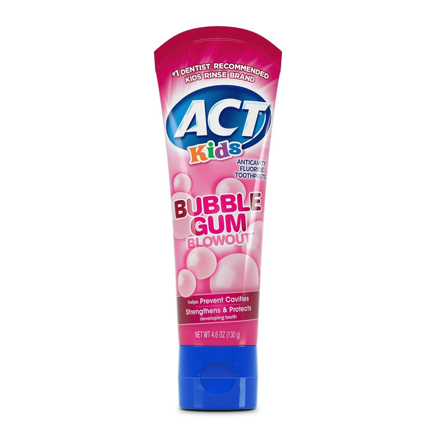 2 Act Kids Anticavity Toothpastes