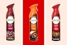 3 febreze holiday sprays side by side