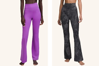 two women wearing lululemon groove pants