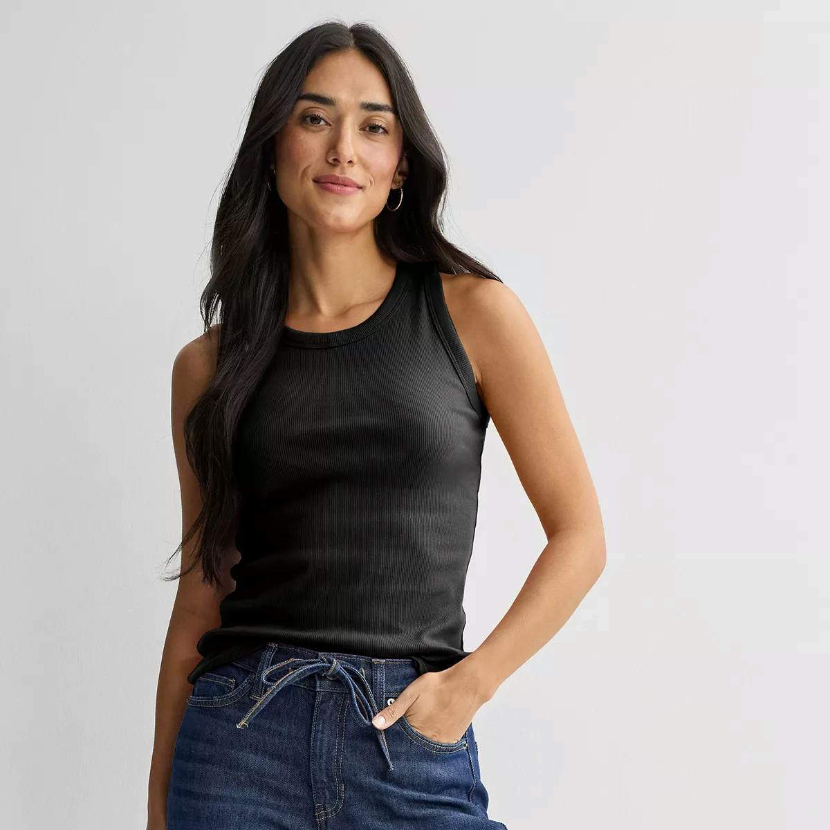 Women's High Neck Layering Tank Top