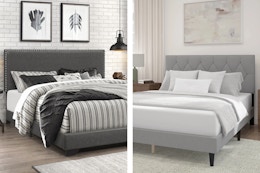 Queen Upholstered Beds Start at $68 on Walmart.com card image