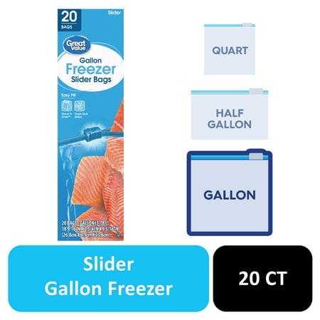 Great Value Freezer Bags