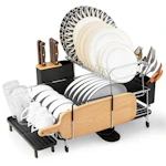 Costway 2-Tier Dish Drying Rack