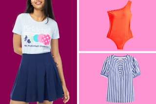 collage of clearance apparel at j crew factory