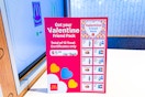 mcdonalds valentine friend pack sign sitting on counter 