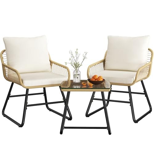 Wicker Patio Bistro Set