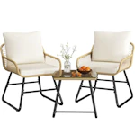 Wicker Patio Bistro Set