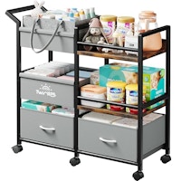 3-Tier Rolling Diaper Caddy