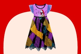 Stock image of The Nightmare Before Christmas Toddler Girl Fantasy Nightgown